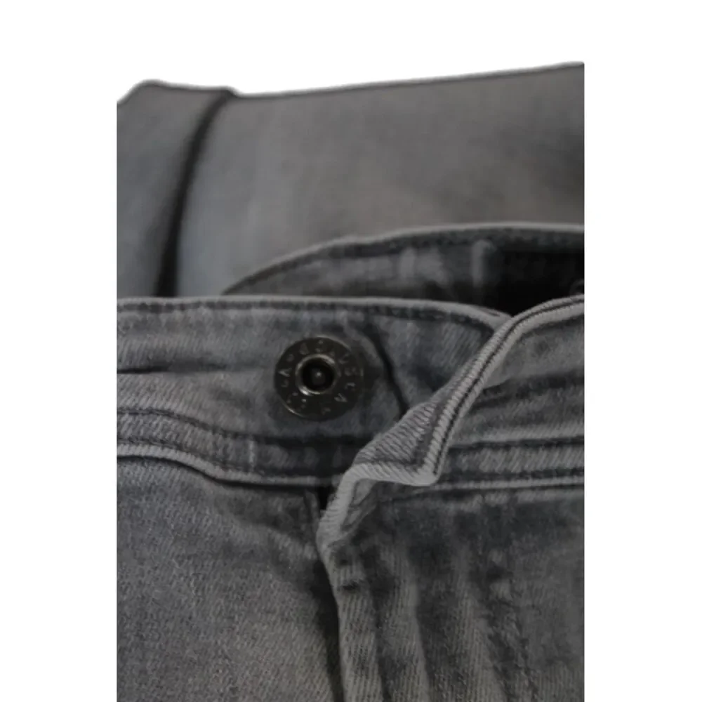 AG Adriano Goldschmied Mens Gray Straight Jeans Cotton Blend Button Fly Size 30